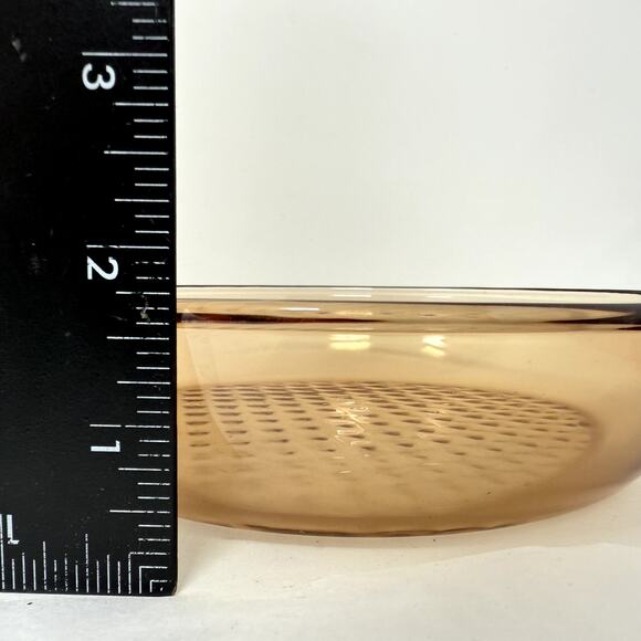 Vision Corning France Amber Glass Skillet Fry Pan 7” Vintage Cookware - Picture 7 of 7